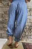 Nonni Gingham Bloomer Pant Malibu Blue
